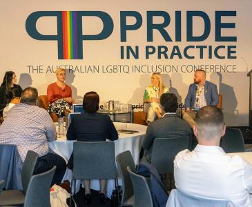 Attendees during a session at the Pride in Practice conference